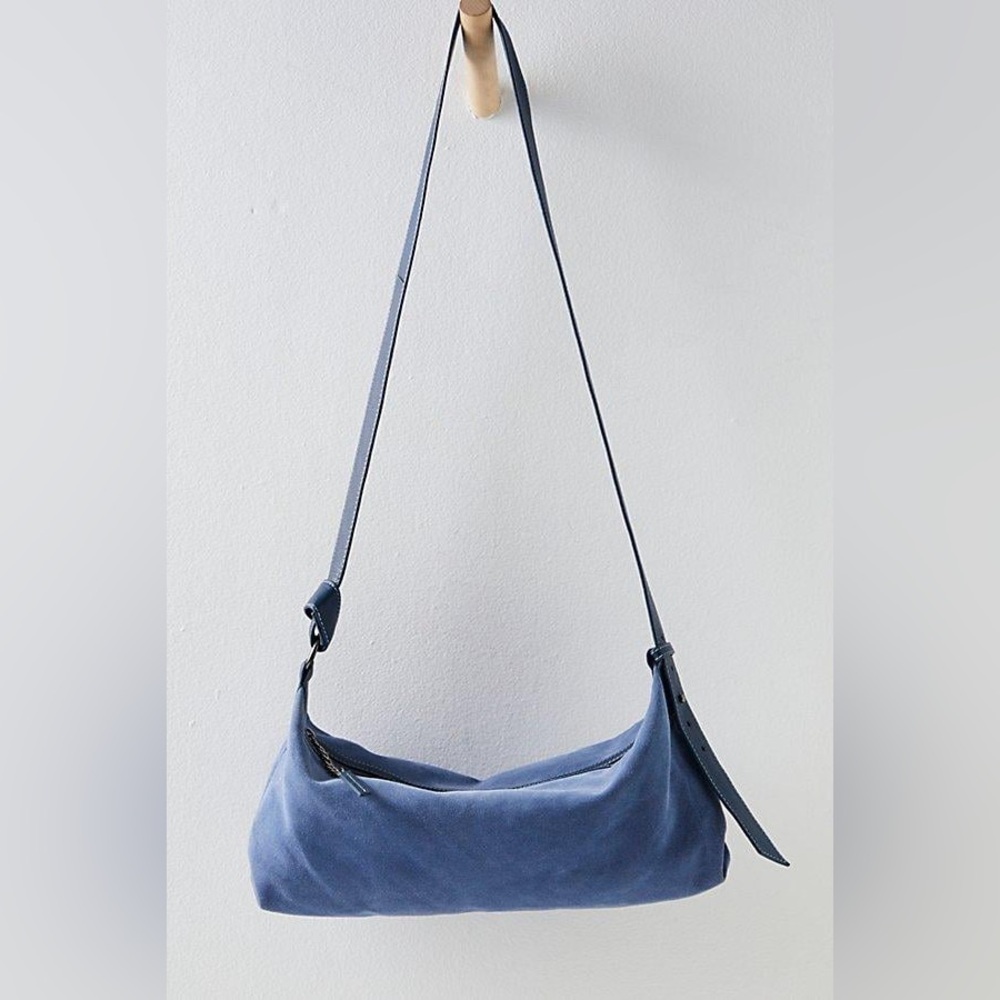 Free People Blue Hobo Bag